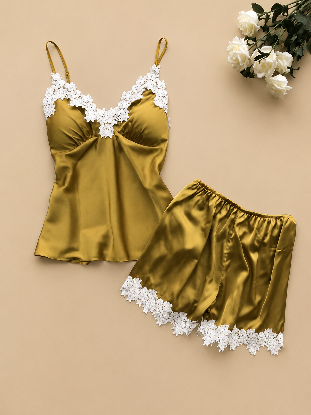 Blush Lace Set Mustard