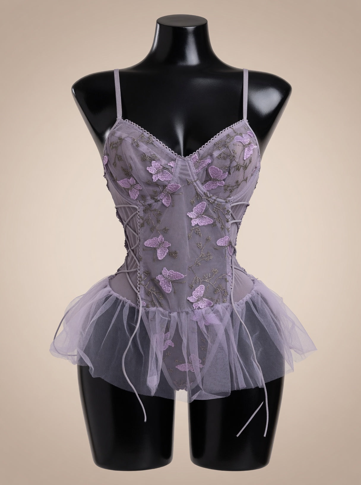 Lace Seduction Set Lavender front