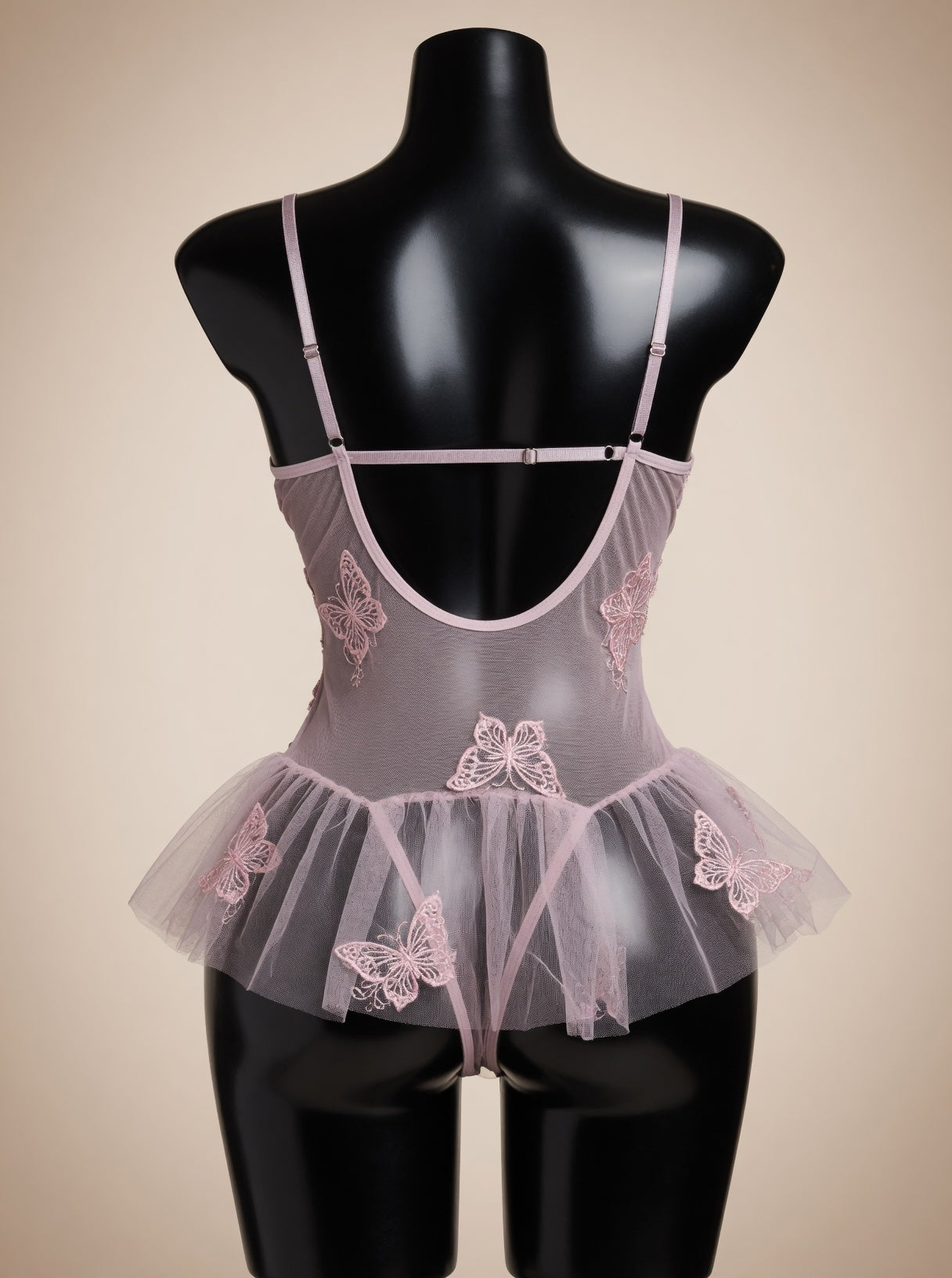 Lace Seduction Set Lavender back