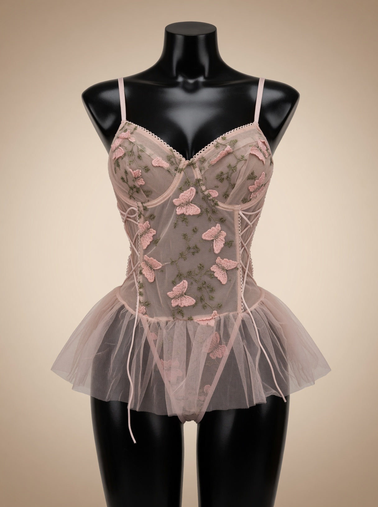 Lace Seduction Set Pink front