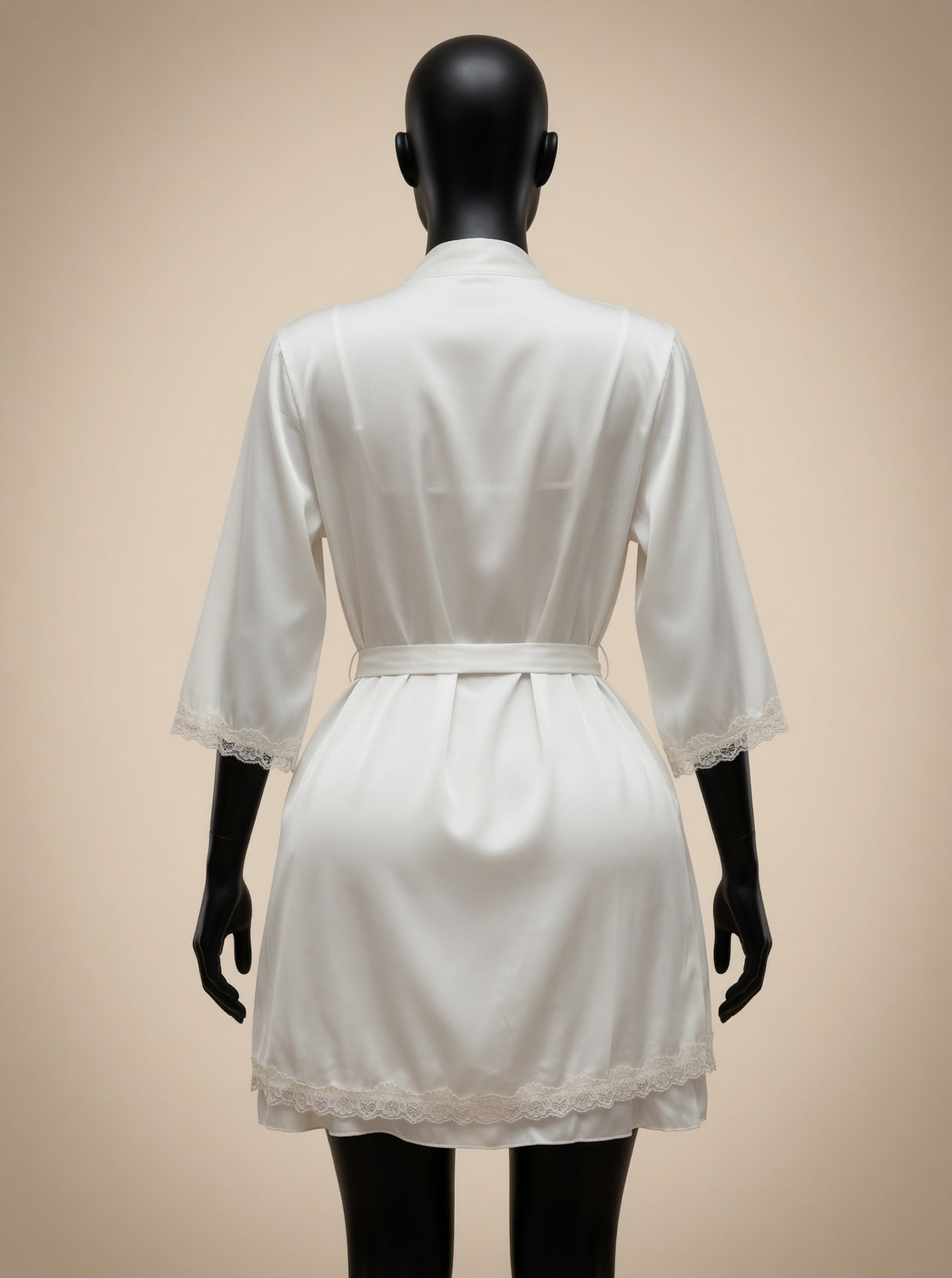 White Mirage robe back view