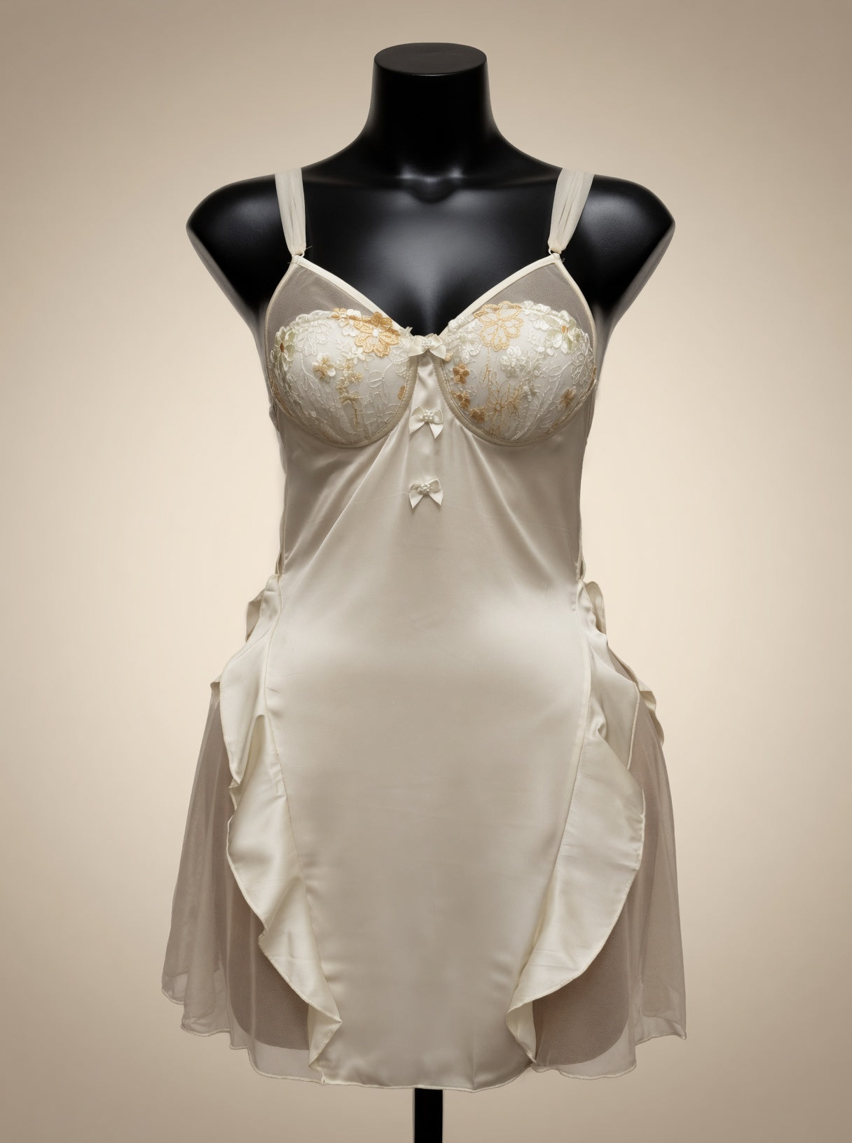 White Mirage slip dress front view