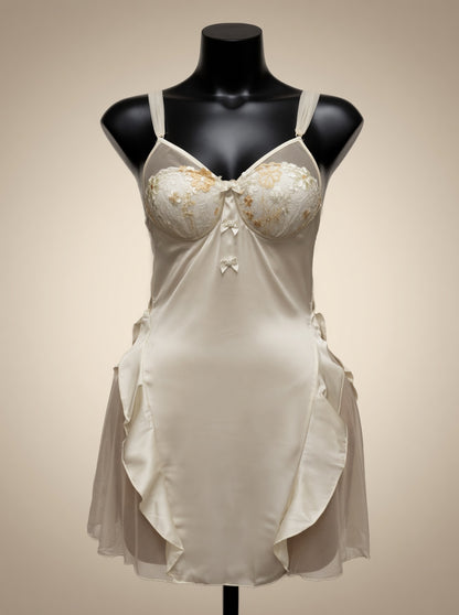 White Mirage slip dress front view