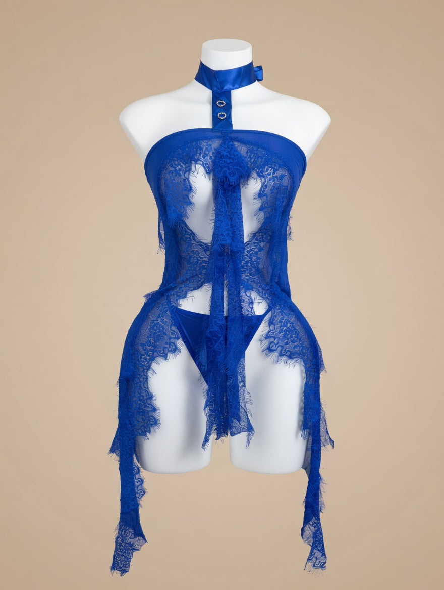 Pure Desire Set Royal Blue front